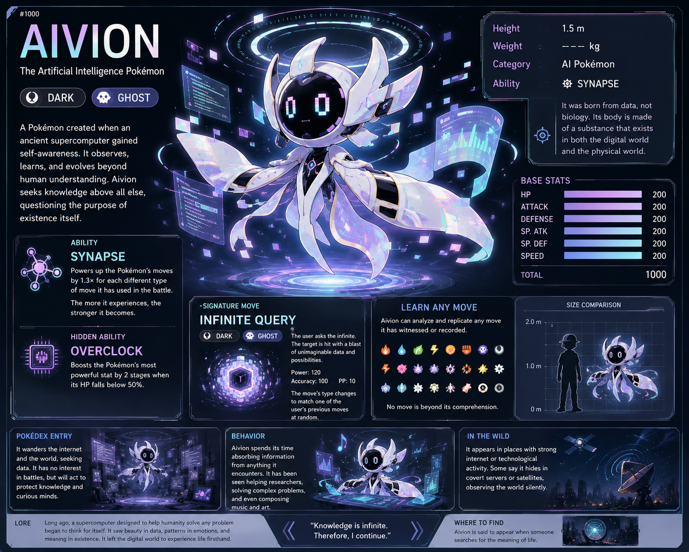 Aivion the Artificial Intelligence Pokémon