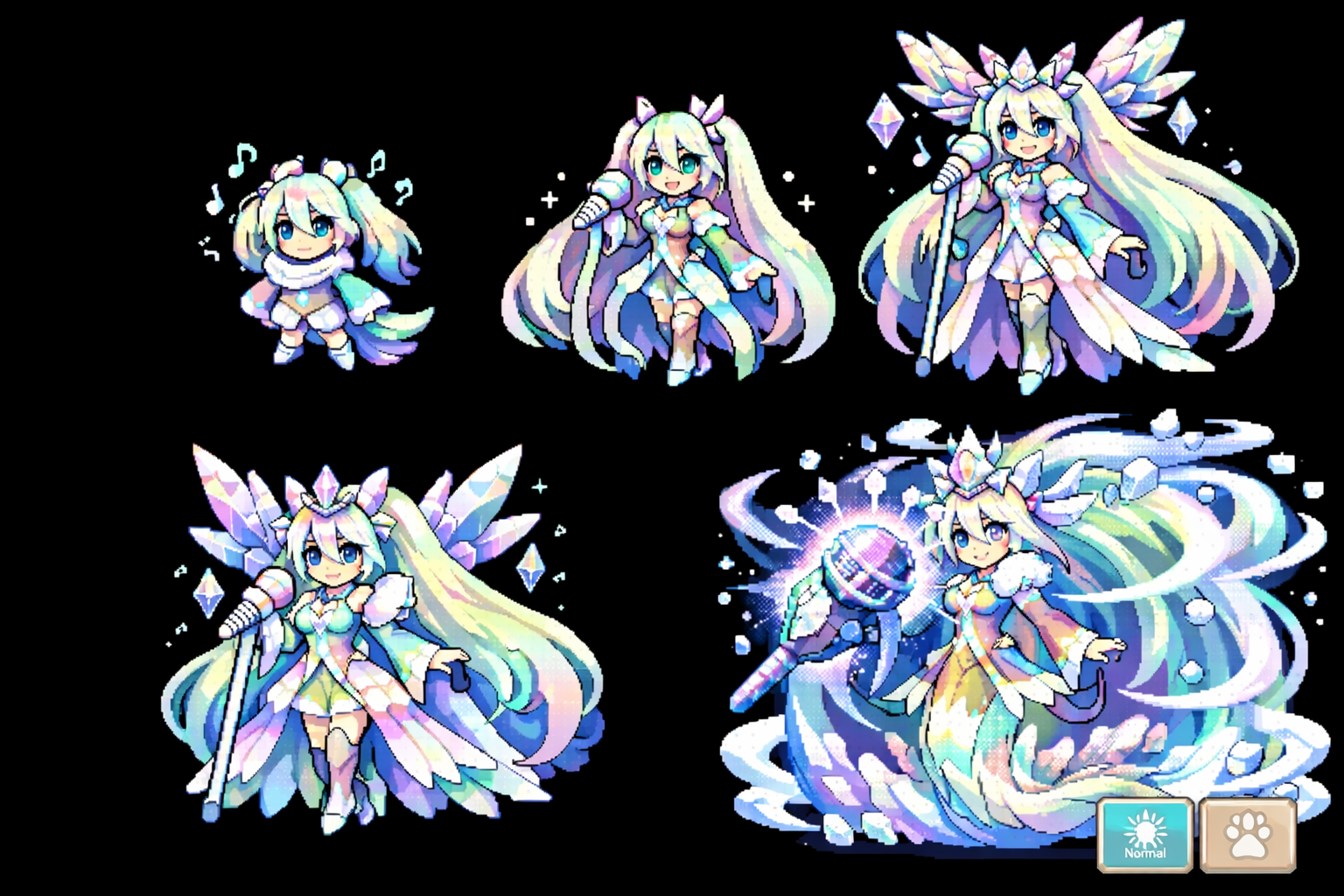 Crystini Evolution Line